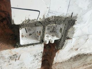 水电线管开槽施工