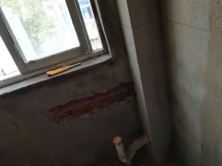 水、电管开槽施工