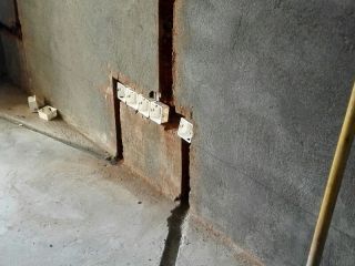 水电线管开槽施工