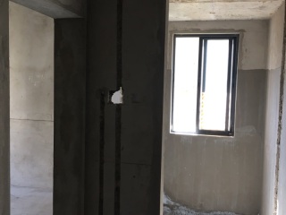 水、电管开槽施工