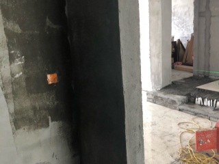 地砖铺贴及地面找平施作