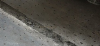水、电管开槽施作