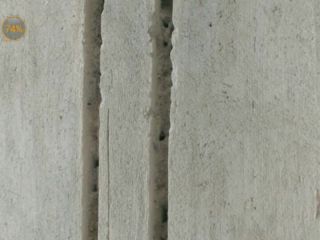 水、电管开槽施作