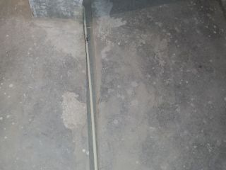 水、电管开槽施作