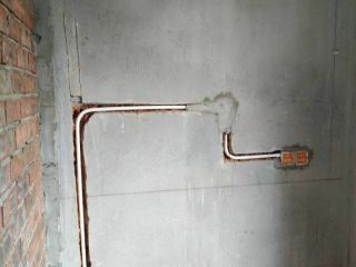 水电线管开槽施工