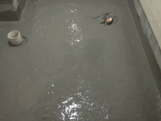地砖铺贴及地面找平施作