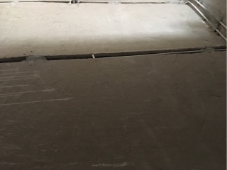 水、电管开槽施作