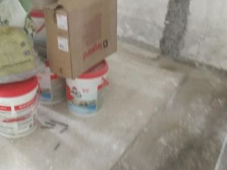水、电管开槽施作