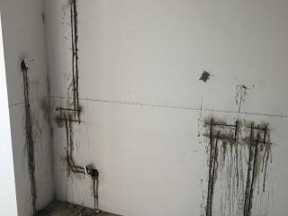 水电线管开槽施工