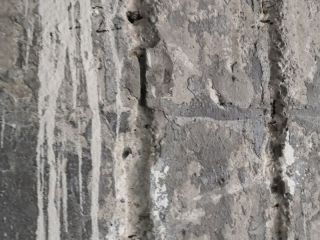 水、电管开槽施作