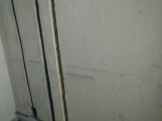水、电管开槽施作