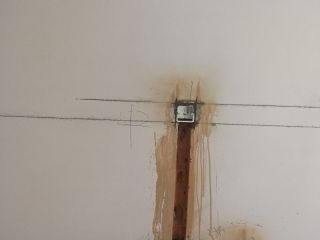 水、电管开槽施工