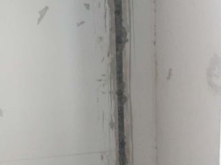 水、电管开槽施作