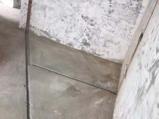 水、电管开槽施作