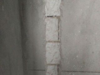 水、电管开槽施作