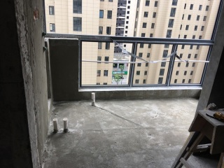 地砖铺贴及地面找平施作