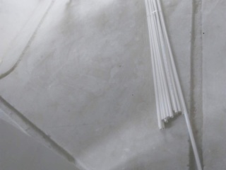 水、电管开槽施作