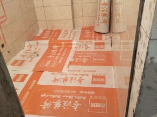 地砖铺贴及地面找平施作