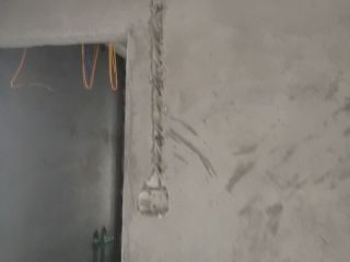 水、电管开槽施作