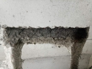水、电管开槽施工