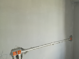 强、弱电布管，穿线施作