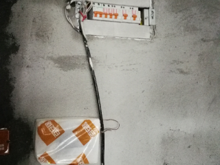 水电线管开槽施工
