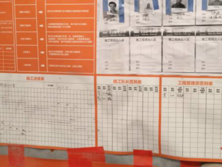 水、电管开槽施作