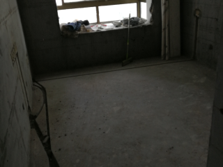 水、电管开槽施工
