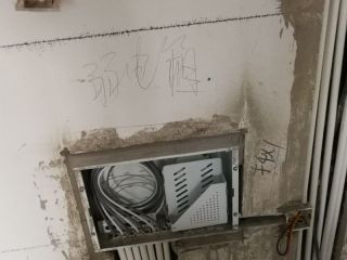 强、弱电布管，穿线施作