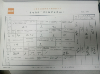 隐蔽工程 验收