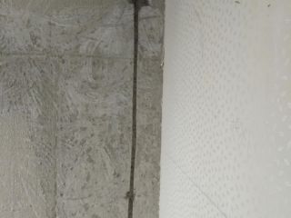 水、电管开槽施作