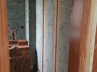 水、电管开槽施作