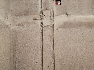 水、电管开槽施作