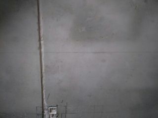 水、电管开槽施作
