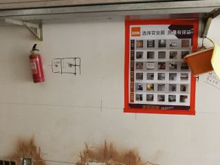 水、电管开槽施工