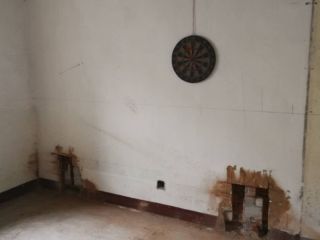水、电管开槽施作