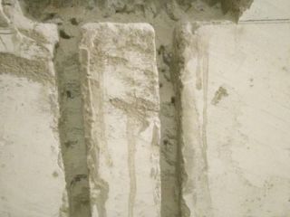 水、电管开槽施作