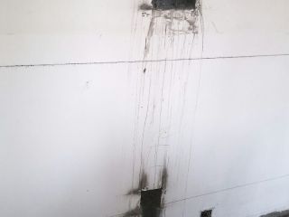 水、电管开槽施工
