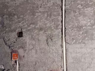 水电线管开槽施工