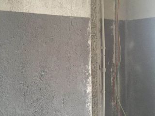 水、电管开槽施工