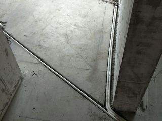 水、电管开槽施作