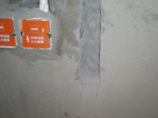 水电线管开槽施工
