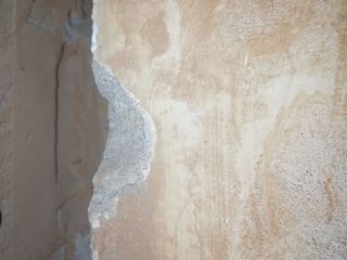 水、电管开槽施作