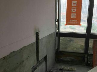 水、电管开槽施作