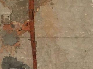 水、电管开槽施作