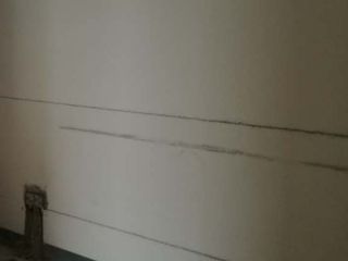 水、电管开槽施作
