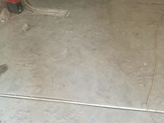 水、电管开槽施作