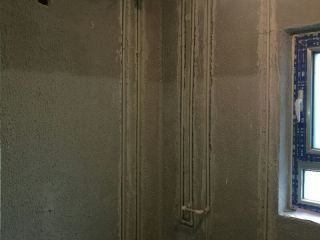 水、电管开槽施作