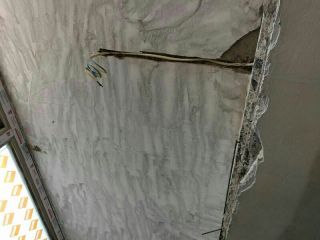 水、电管开槽施作