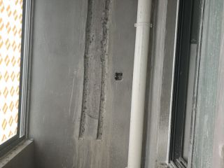 水、电管开槽施工